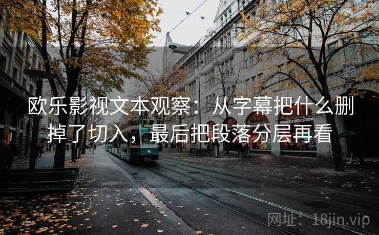 欧乐影视文本观察：从字幕把什么删掉了切入，最后把段落分层再看